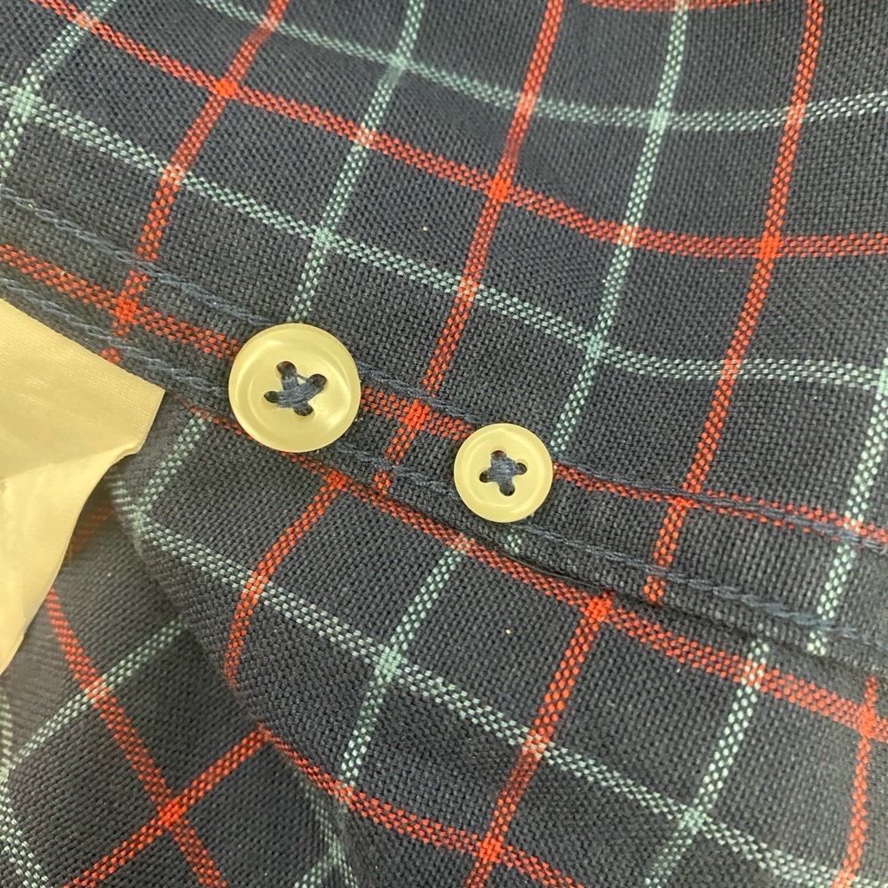 J. Crew Men's Oxford Red and Blue Plaid Shirt $128 - Picture 13 of 13